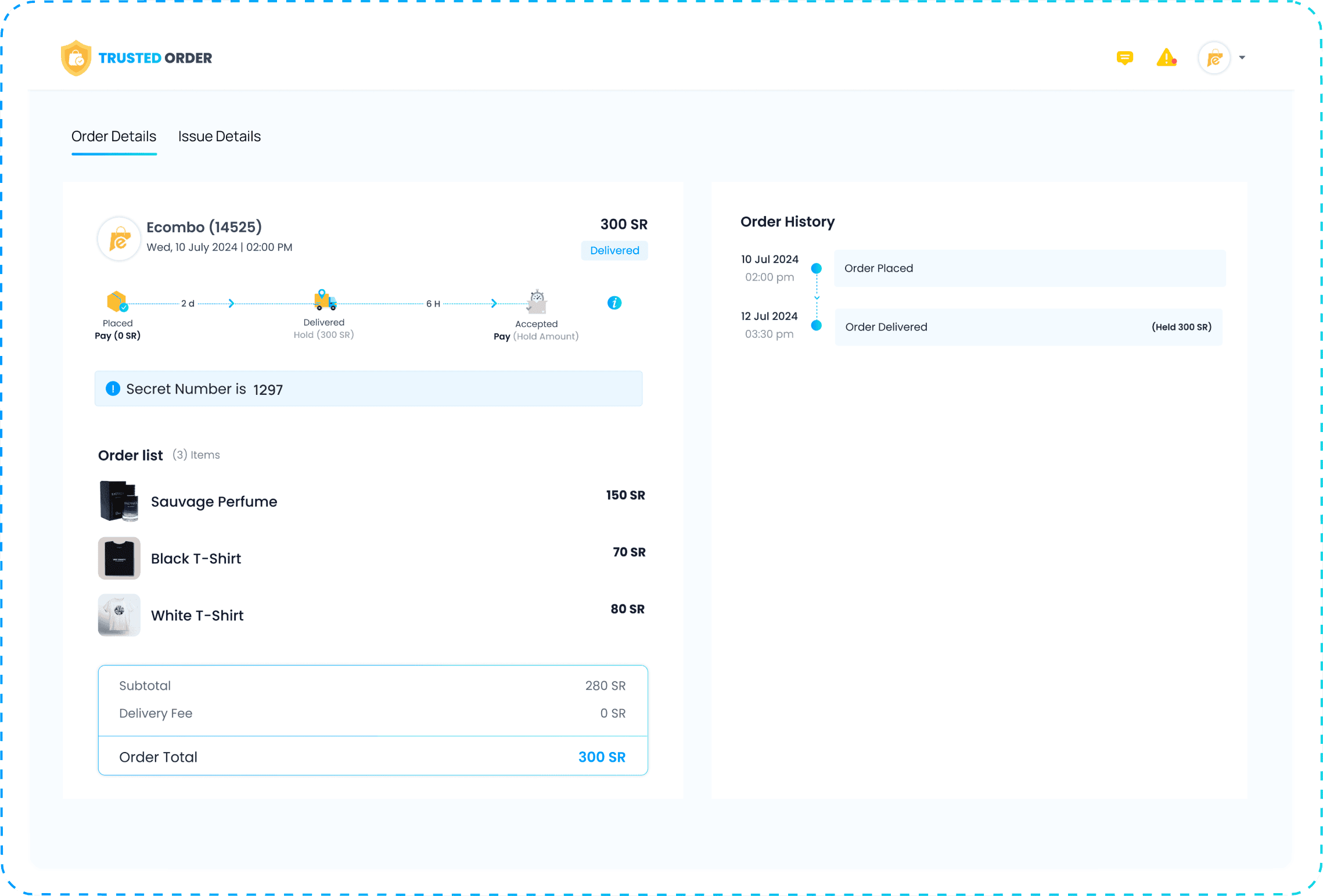 Payment policy interface