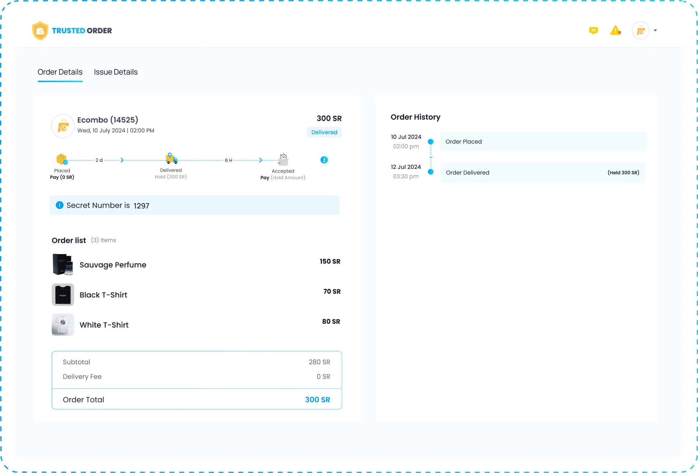 Payment policy interface