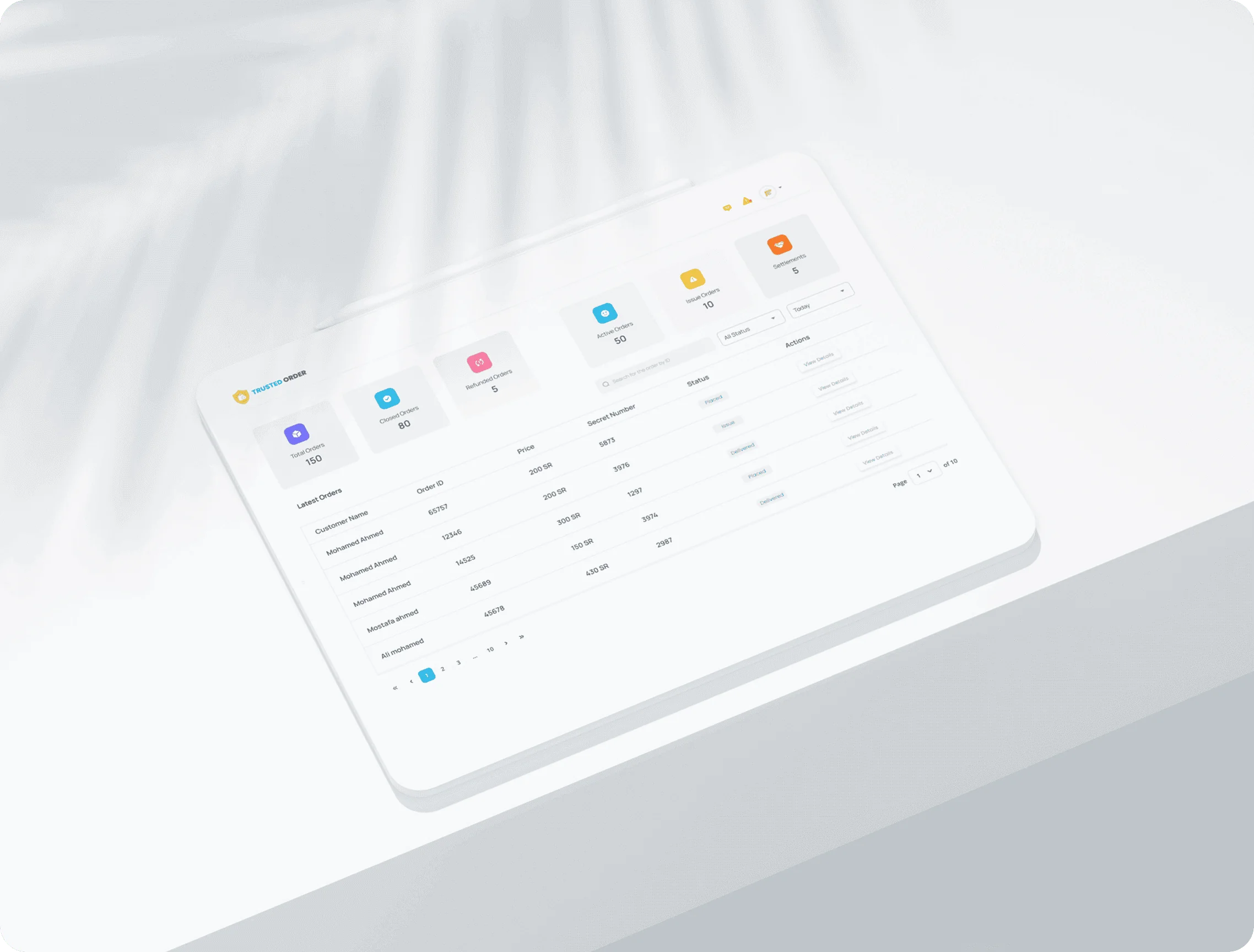 Trusted Order App